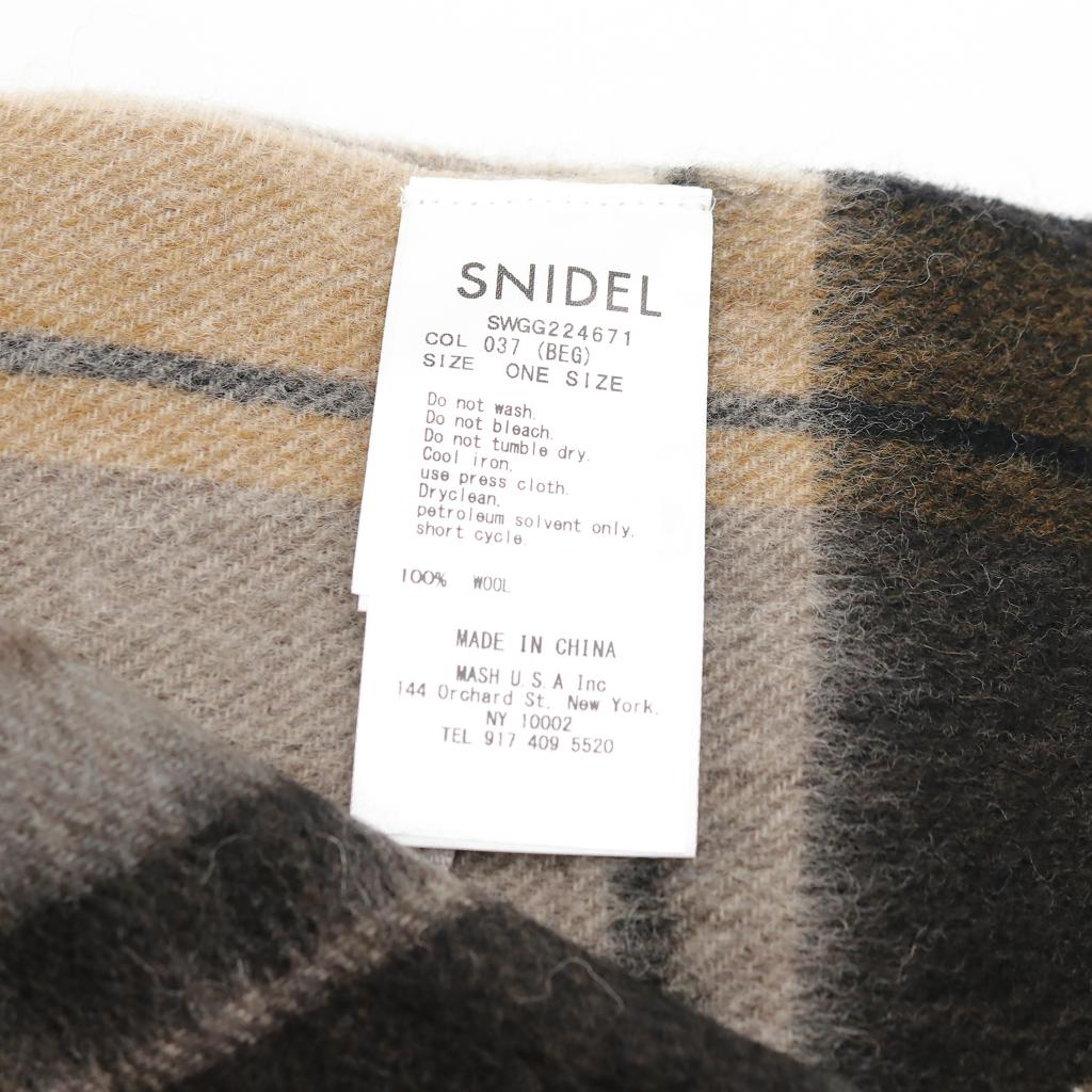 [SNIDEL（スナイデル）4]ストール - チェックストール｜SNIDELのファッション通販 - Rcawaii.（アールカワイイ）