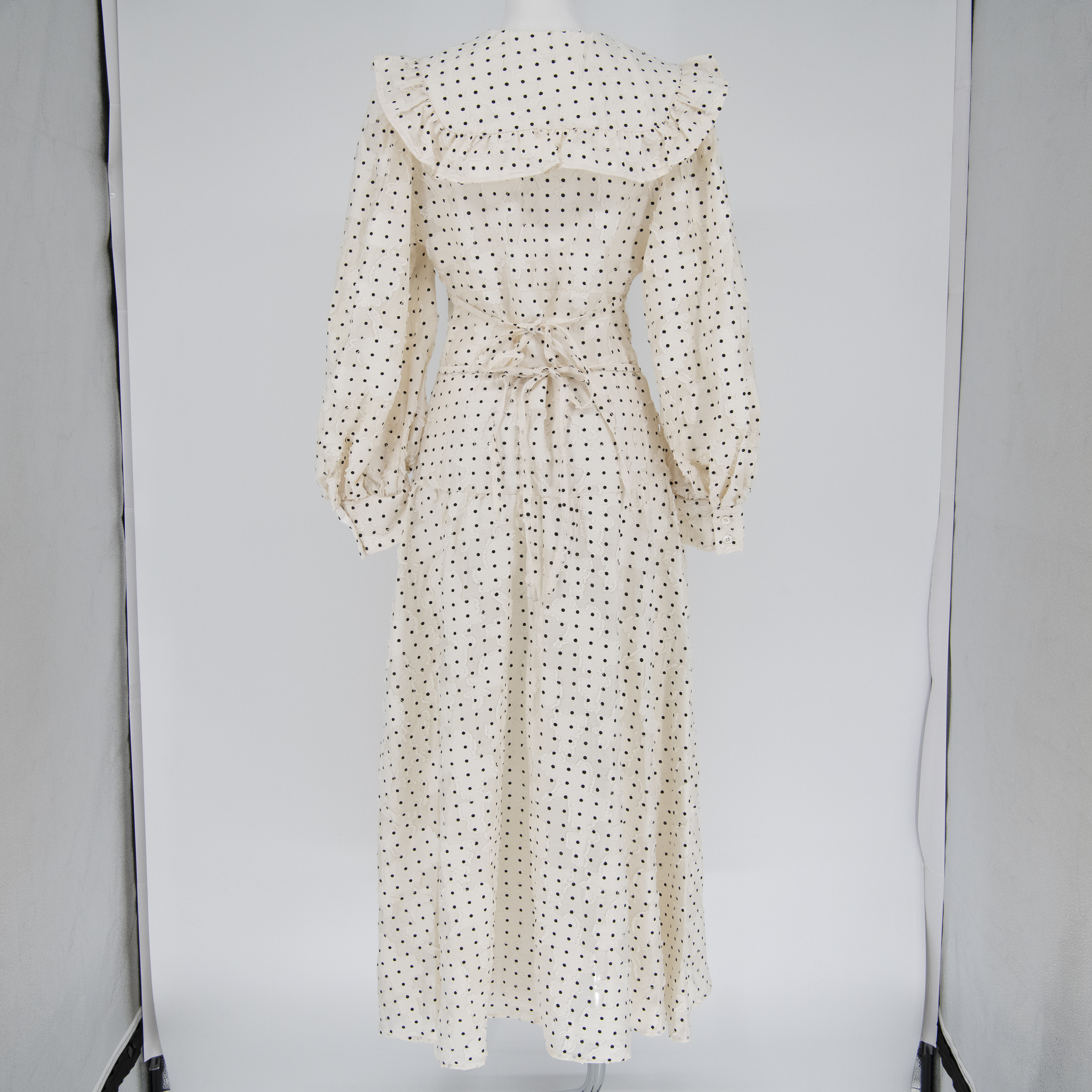 SNIDEL/スナイデル]フリルカラーワンピース（ワンピース）｜SNIDEL