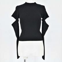 2WAYアームウォーマーリブニット