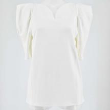 デザインスリーブカットトップス