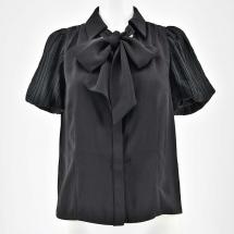 プリーツスリーブブラウス