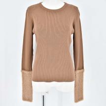 シャギー切替リブニット