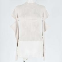 2WAYアームウォーマーリブニット