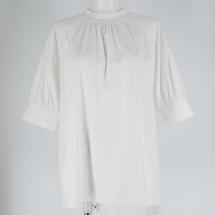 シルケットギャザーブラウス