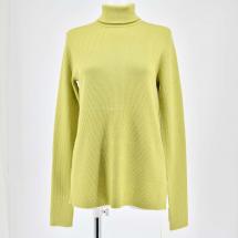 タートルネックリブニットTOPS