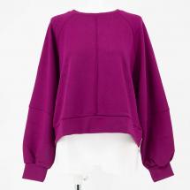 ライトダンボールバックフレアプルオーバー