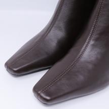 Mila Owen/ミラオーウェン]フレンチスクエアストレッチブーツ（靴